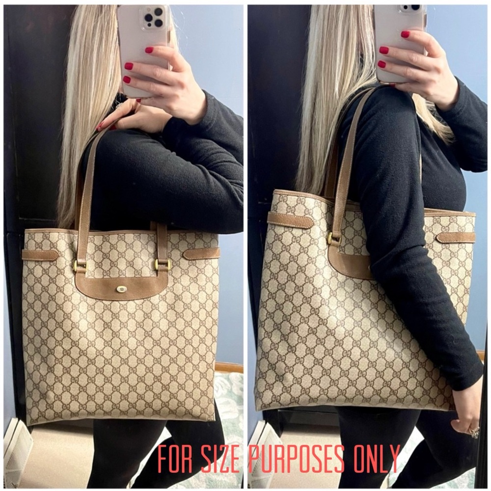 SOLD❌Authentic GUCCI Monogram Large tote - Picture 3 of 16